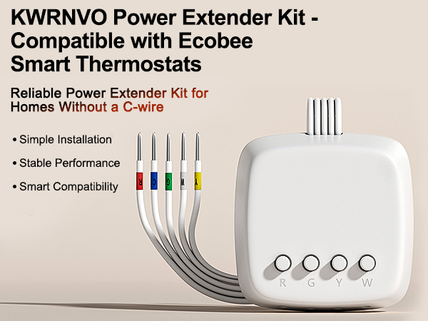 Power extender kit for ecobee smart thermostats