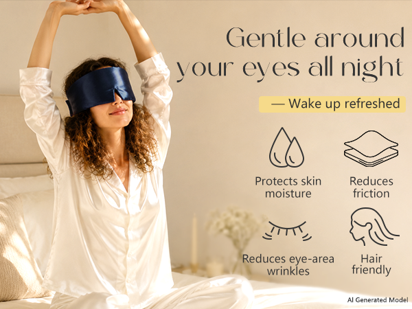 Block ambient light and distraction, help you fall asleep faster anytime.