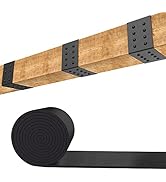 5ft Faux Wood Beam Strap,Flexible Beams Gap Hiding Strap, Wood Beams Metal Look Strap,Architectur...