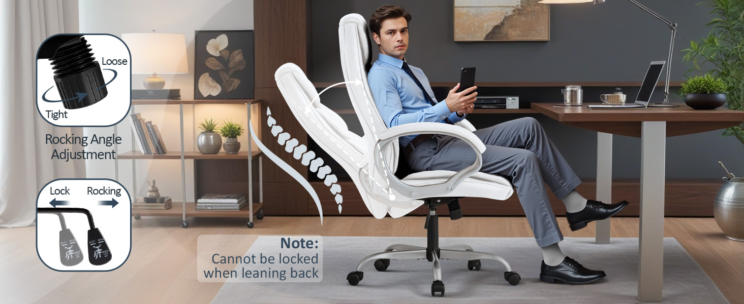 white desk chair