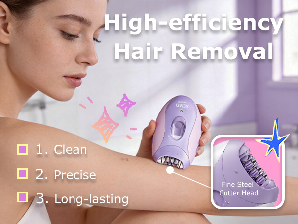 High-efficiency Hair Removal