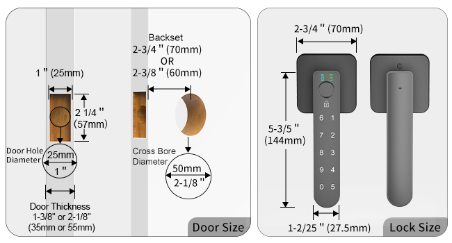 Door Size Square