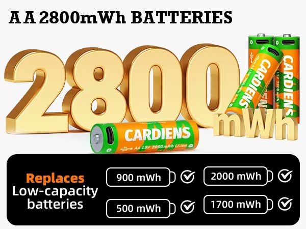 double a batteries
