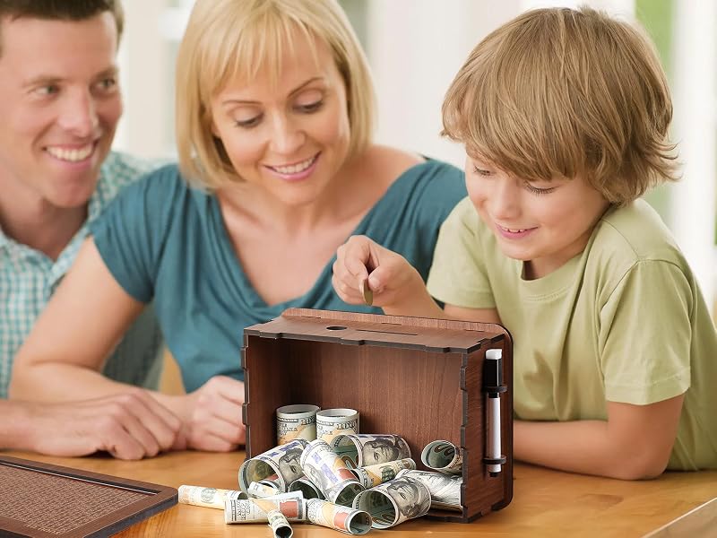caja para guardar dinero