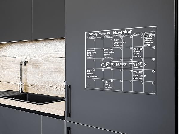 Clear Monthly Calendar