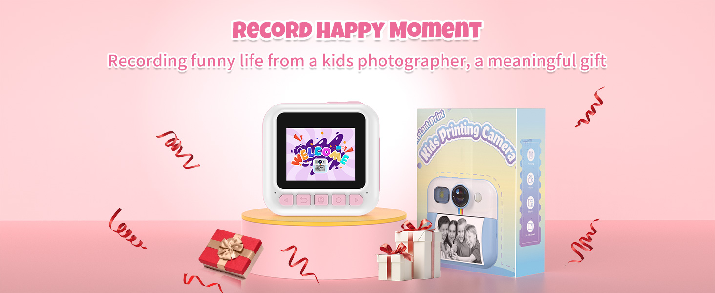 BOFIDAR Instant Camera for Kids