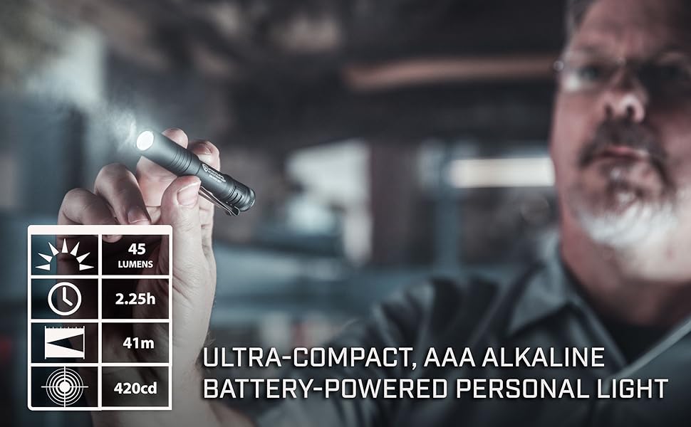 Streamlight 66318 MicroStream "AAA" Battery Powered LED Flashlight, Black