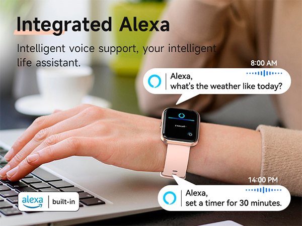 Smart Watches for Women Android &amp;amp;amp; iPhone, 1.8&amp;amp;#39;&amp;amp;#39; Alexa Built-in Smartwatch with Bluetooth Calls