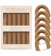 Togayu Heatless Curls Overnight Set - Jumbo Overnight Hair Curlers to Sleep In, Soft Velvet Hair ...