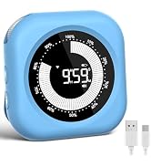 Visual Timer for Kids Rechargeable, 10-Hour Digital Timer ,Magnetic Timer with Visual Time Bars D...