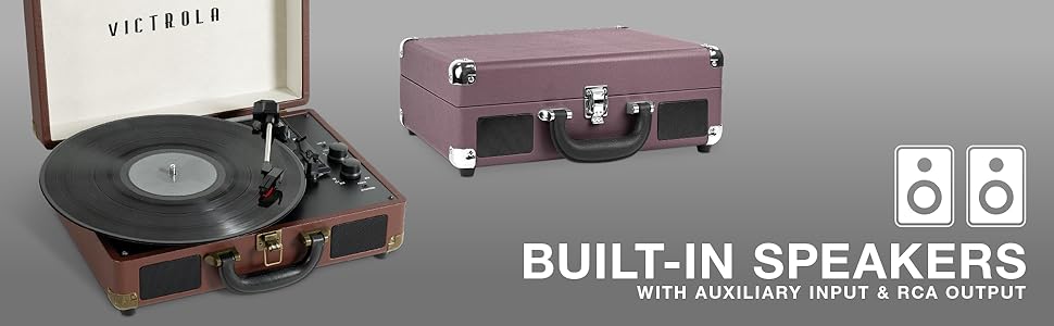 Built-in stereo speakers