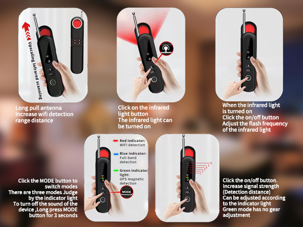 hidden bug and camera detector