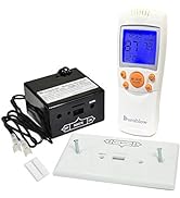 Durablow TR1004 Gas Fire Fireplace On/Off Remote Control Kit + Thermostat + Timer + Backlit Trans...