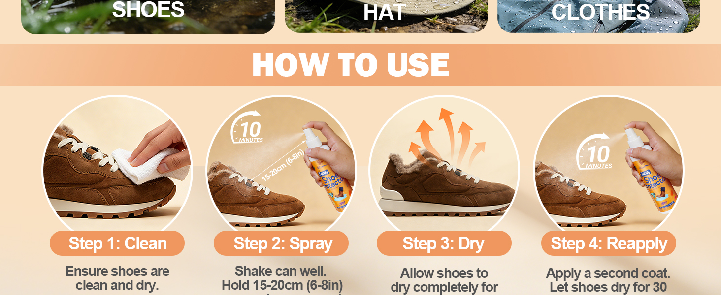 shoe protect spray