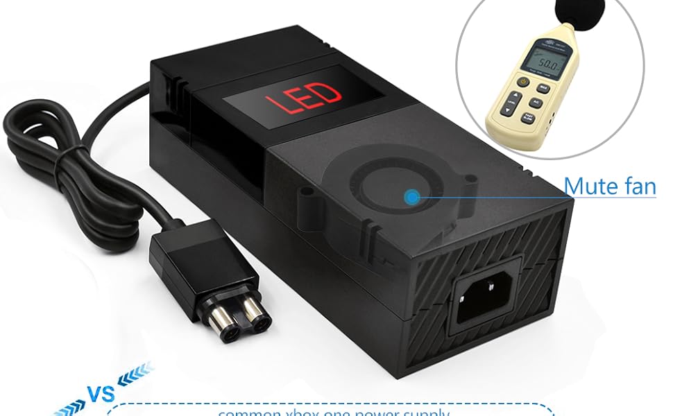 xbox one power brick led display