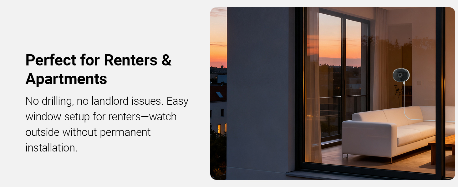 Perfect for Renters &amp;amp; Apartments