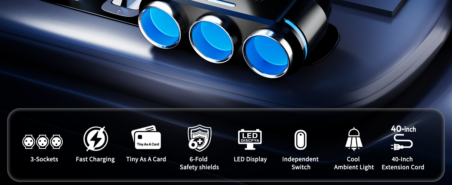 Cigarette Lighter Splitter