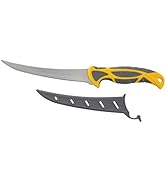 Smith’s 51061 6” Boning Fillet Knife - 400 Series Stainless Steel Blade - Non-Slip Soft Grip Hand...