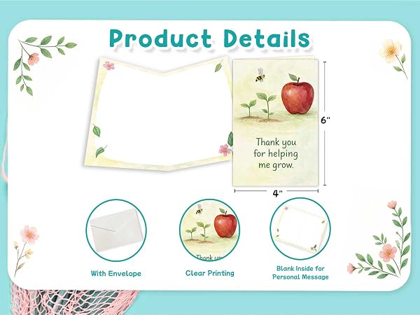teacher thank you cards