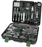 Prostormer 259-Piece Tool Kit, General Household Hand Tool Set with Plastic Storage Toolbox, Port...