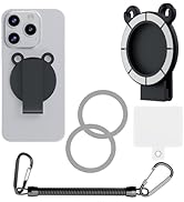 Ephoou Magnetic Belt Clip Outdoor Phone Holder with Anti-Theft Chain, Detachable Secure Clip for ...