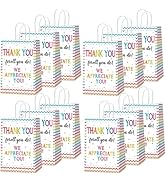 CHUNNIN 48 Pcs We Appreciate You Paper Gift Bags Thank You for All You Do Goodie Bag Be Thankful ...