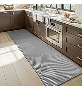 MontVoo Kitchen Runner Rug Non Slip Washable,Absorbent Kitchen Mats for Floor,Rubber Backing Brai...