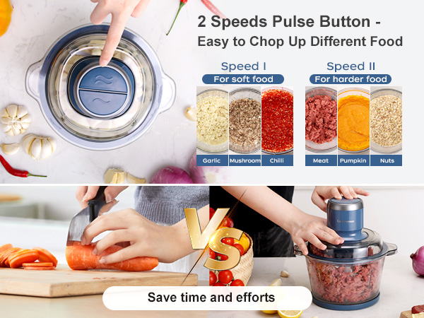 grind,chop,mince, cut,blend,puree