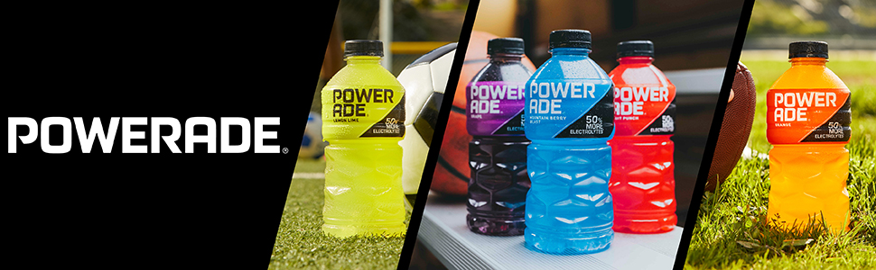 powerade sport drink graph fruit punch berry blast natural flavored workout vitamin electrolyte