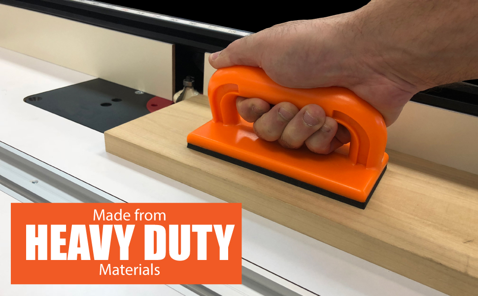 POWERTEC 71552 4-Piece Universal Featherboard Woodworking Safety Kit w/Magnetic Push Stick