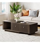 Tribesigns Extendable Coffee Table with Storage, 43
