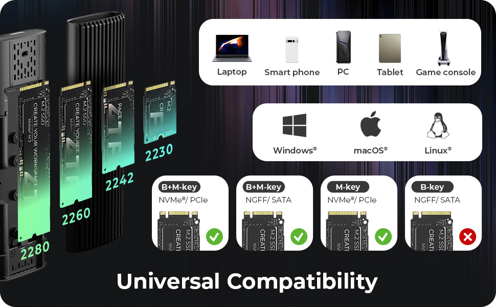 ssd enclosure m.2 nvme