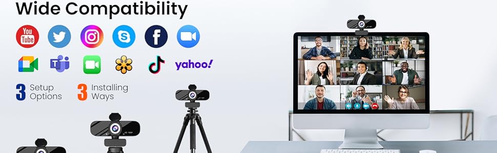 webcam with microphone for desktop