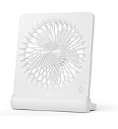 JOSTRY USB Fan,Mini Desk Fan with Strong Airflow, Ultra Quiet Small Desktop Fan 220° Tilt Folding...