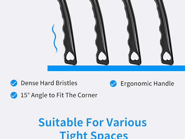 Hard Bristle Crevice Cleaning Brush