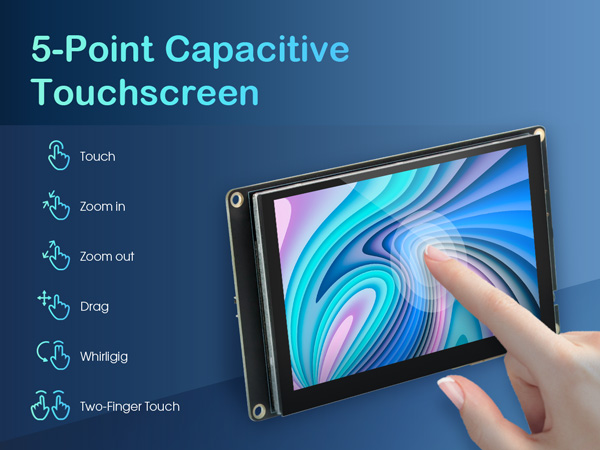 5 inch touchscreen monitor DIS05490T