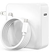 QIOUZW Replacement for Mac Book Pro Charger,61W USB C Laptop Charger Power Adapter for Mac Book P...