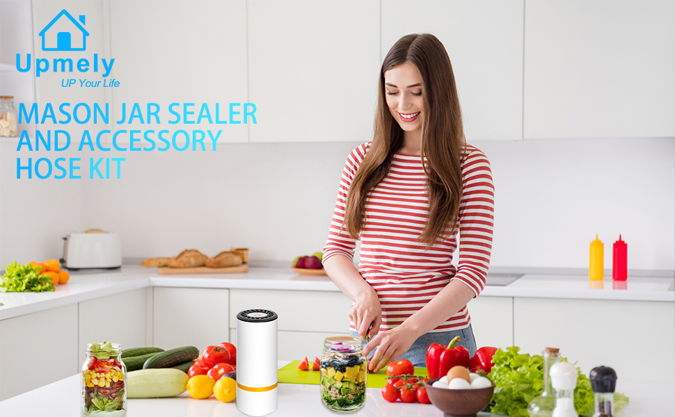 mason jar sealer and accessory hose kit