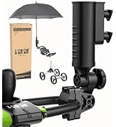 10L0L Heavy Duty Golf Push Cart Umbrella Holder, Aluminium Alloy Base Super Strong Windproof, Uni...