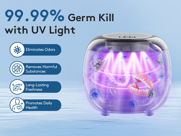 dental pod ultrasonic cleaner for retainers