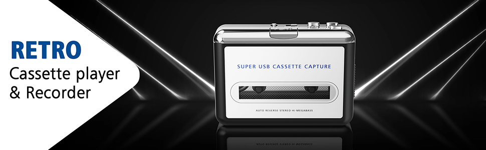 portable cassette tape player