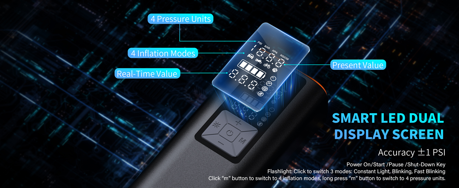 tire inflator portable air compressor