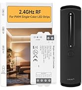 BTF-LIGHTING RC07RFB &amp; C01RF RF 2.4GHz Wireless Tuya Controller Kit Magnetic Wall-Mounted, Dim Br...