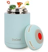 DaCool Insulated Food Jar Lunch Thermo for Hot Food 16 oz Vacuum Stainless Steel School Lunch Con...