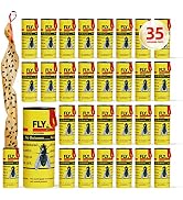 Fly Traps for Indoors Outdoor, Fly Paper Strips Sticky Hanging, Fruit Fly Strips,Fly Tape Catcher...