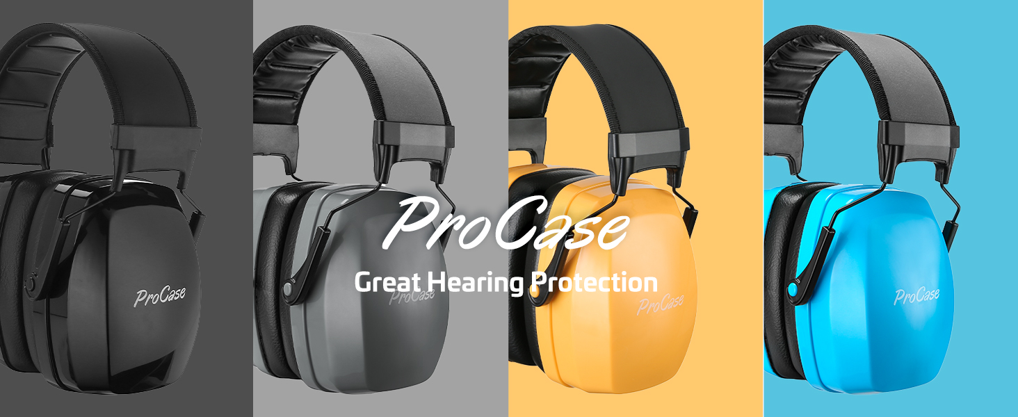 ProCase Noise Reduction Safety Ear Muffs