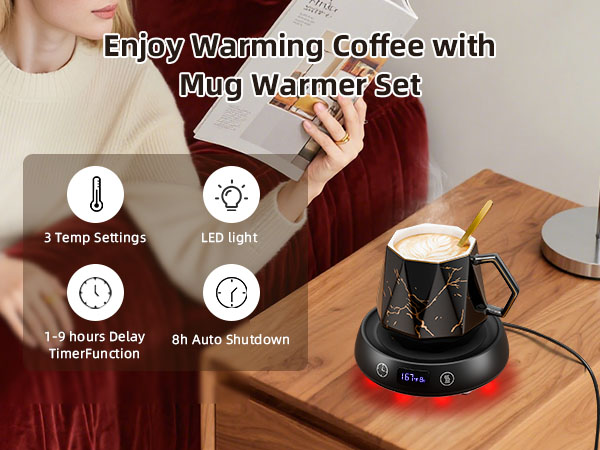 mug warmer set