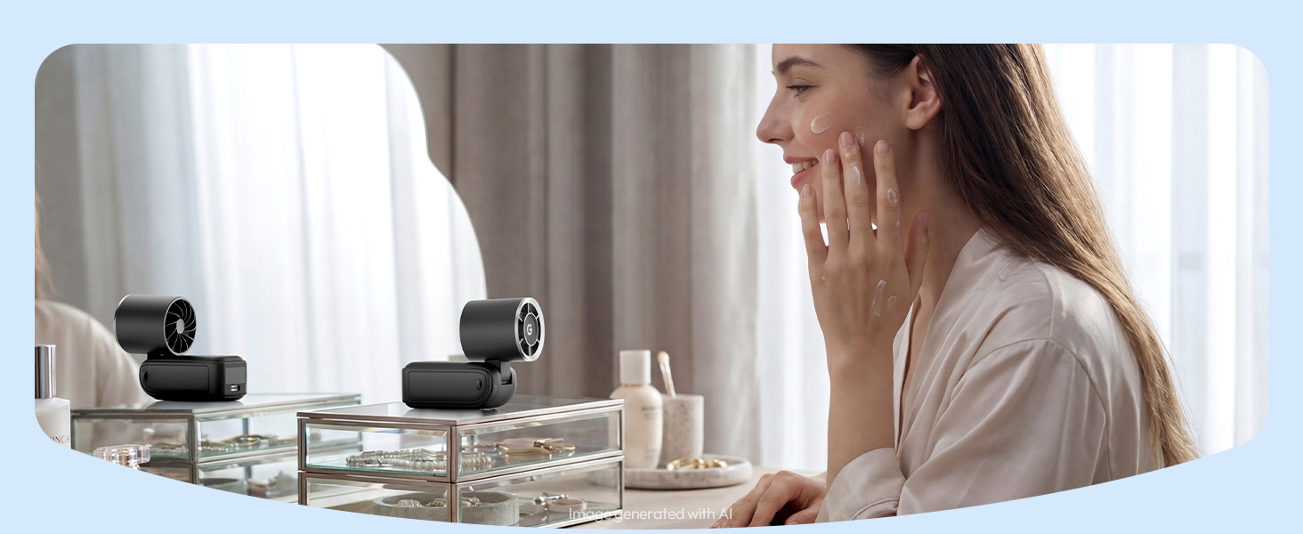 mini makeup fan portable personal fan small portable fan for travel ventilador recargable