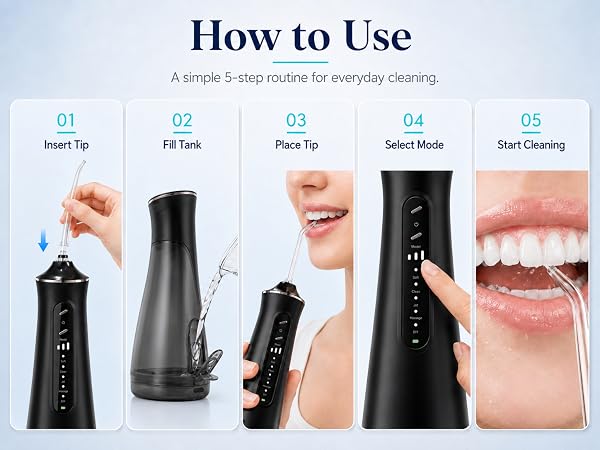 travel size water flosser