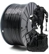 Reprapper Black Large PLA Filament for 3D Printer 1.75mm (± 0.03mm) 11lb (5kg)